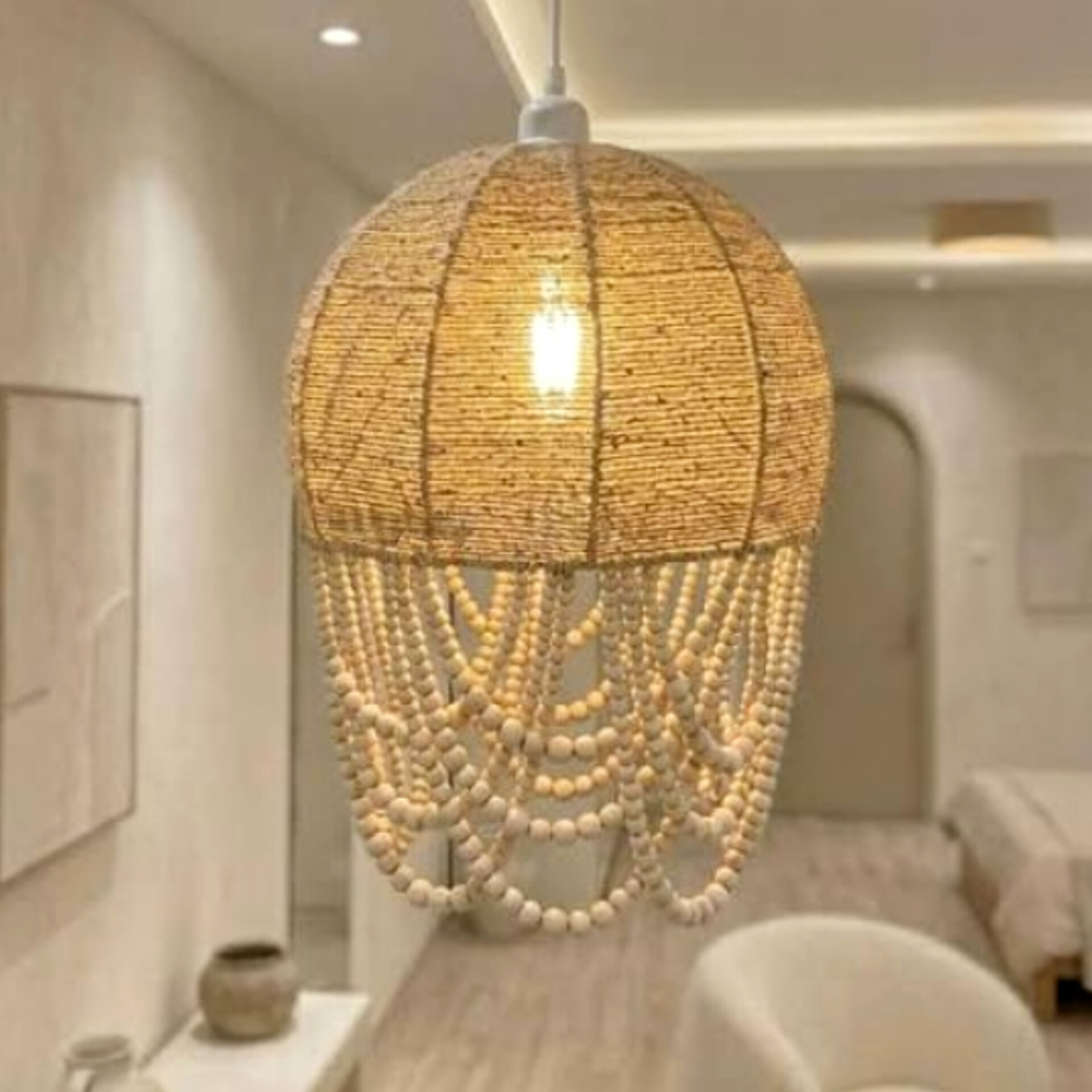 لوستر گنبدی مهره ای