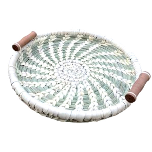 سینی حصیری مدل گندمی
