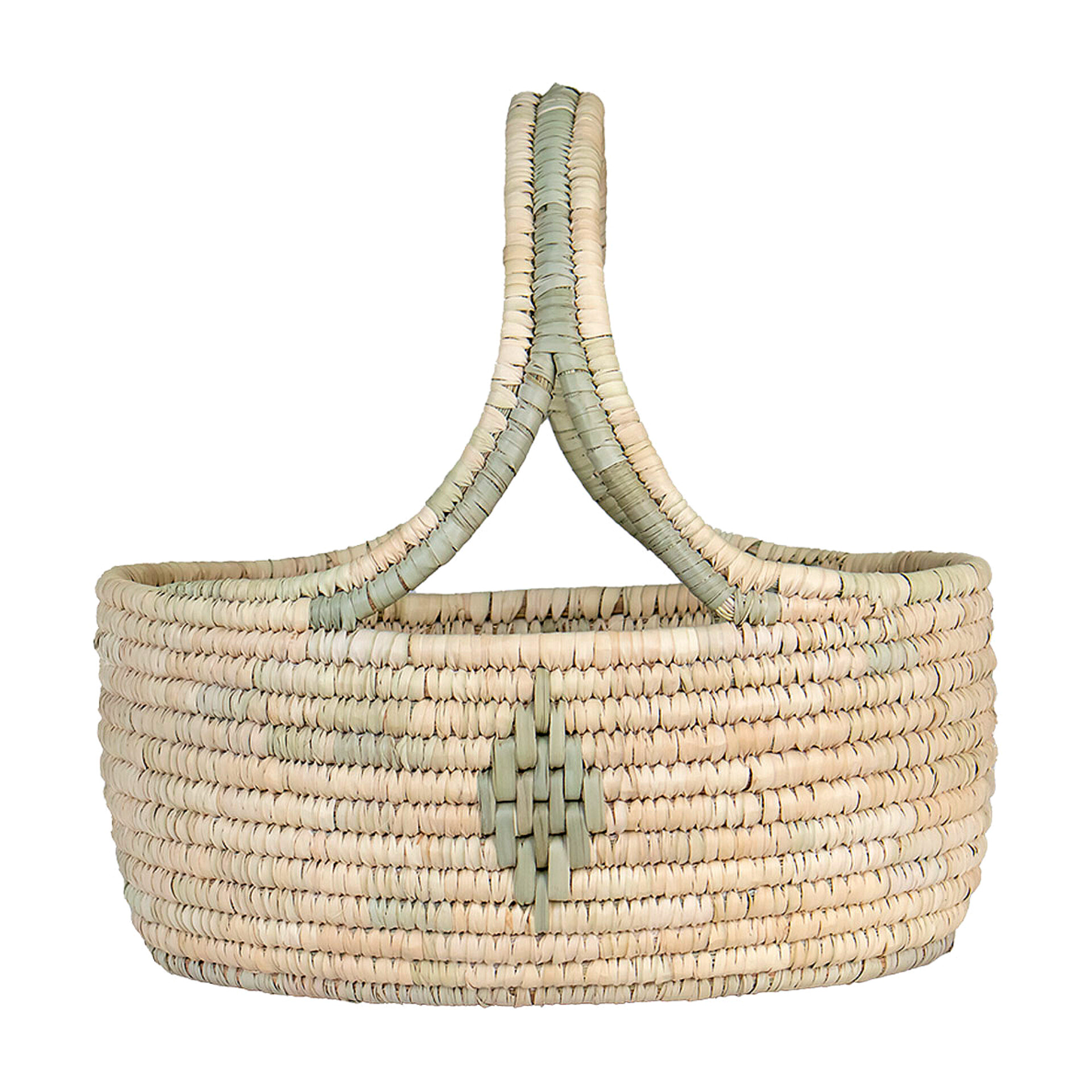 سبد پیکنیک حصیری کپوبافی