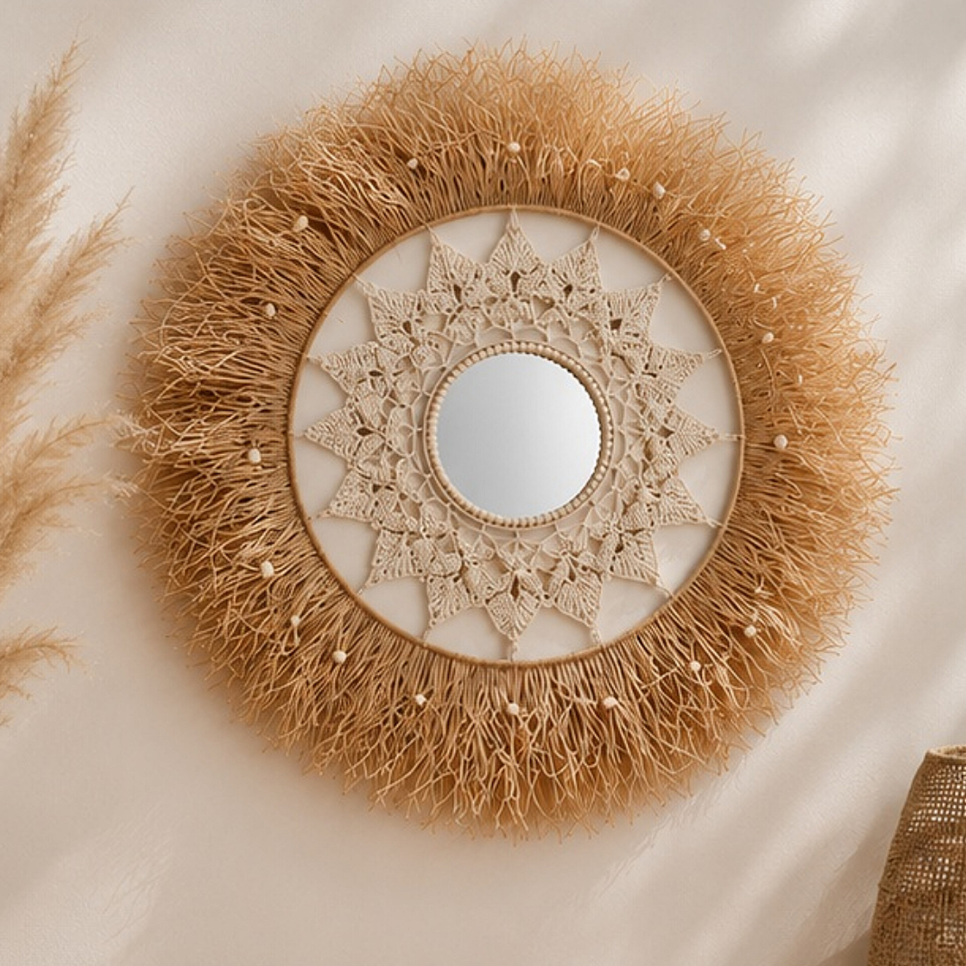 بافت آینه دار رافیا